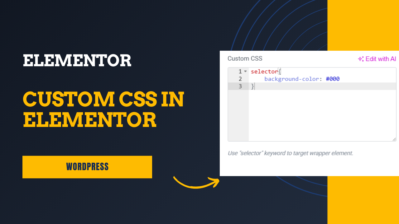 Custom CSS in Elementor