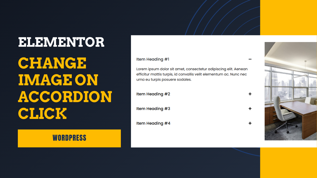 How to Change Image on Accordion Click in Elementor