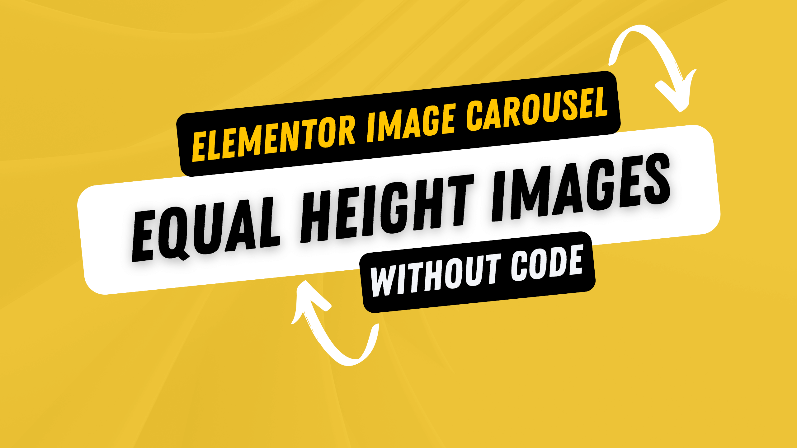 How to Make Equal Height Images in Elementor Image Carousel