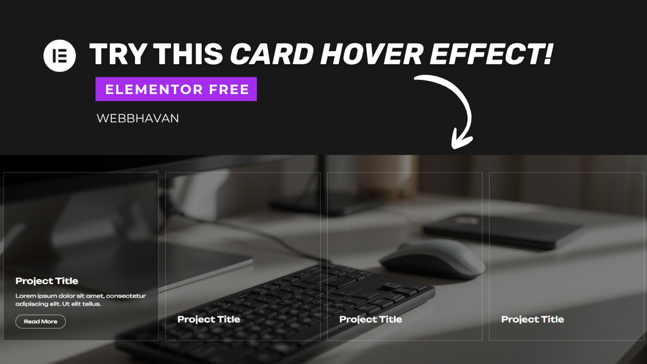 Elementor Tips: Try This Creative Card Hover Effects Today!