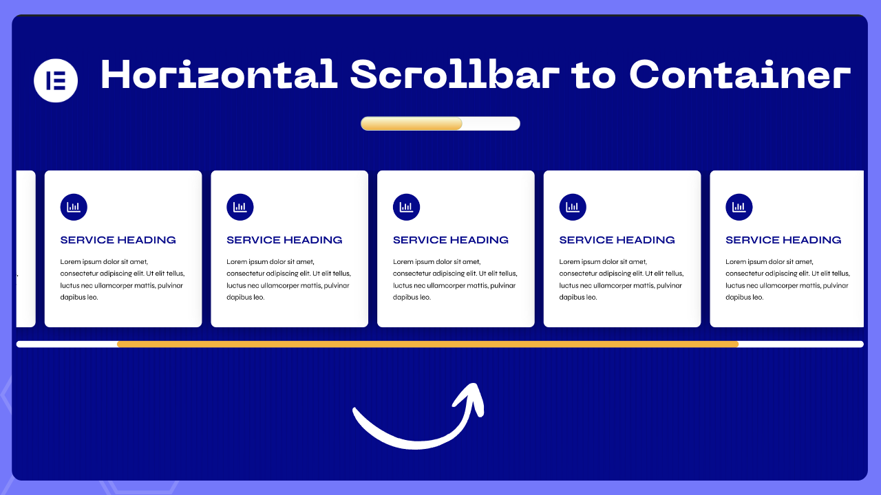 How to Add Horizontal Scrollbar to Container | Elementor Tutorial