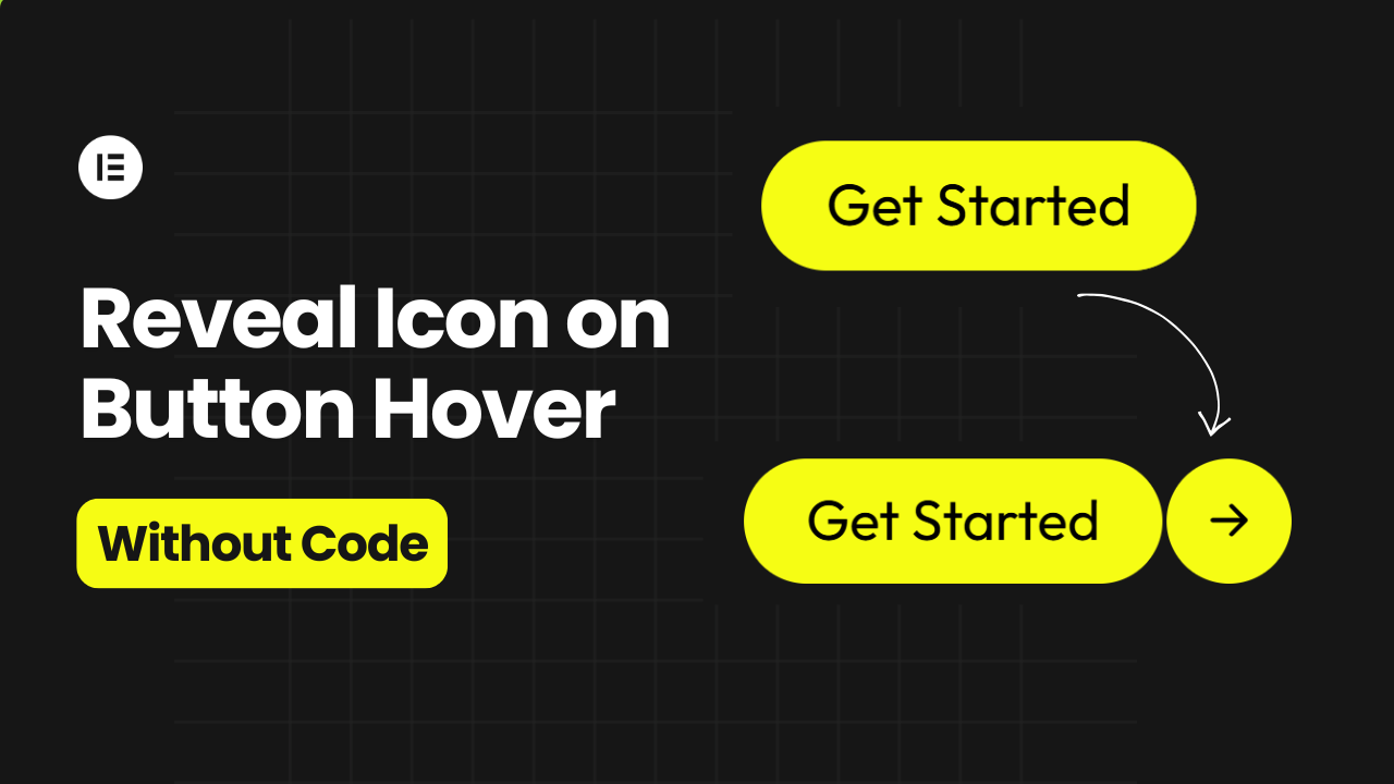 Reveal Icon on Button Hover in Elementor V4 Without Any Code!